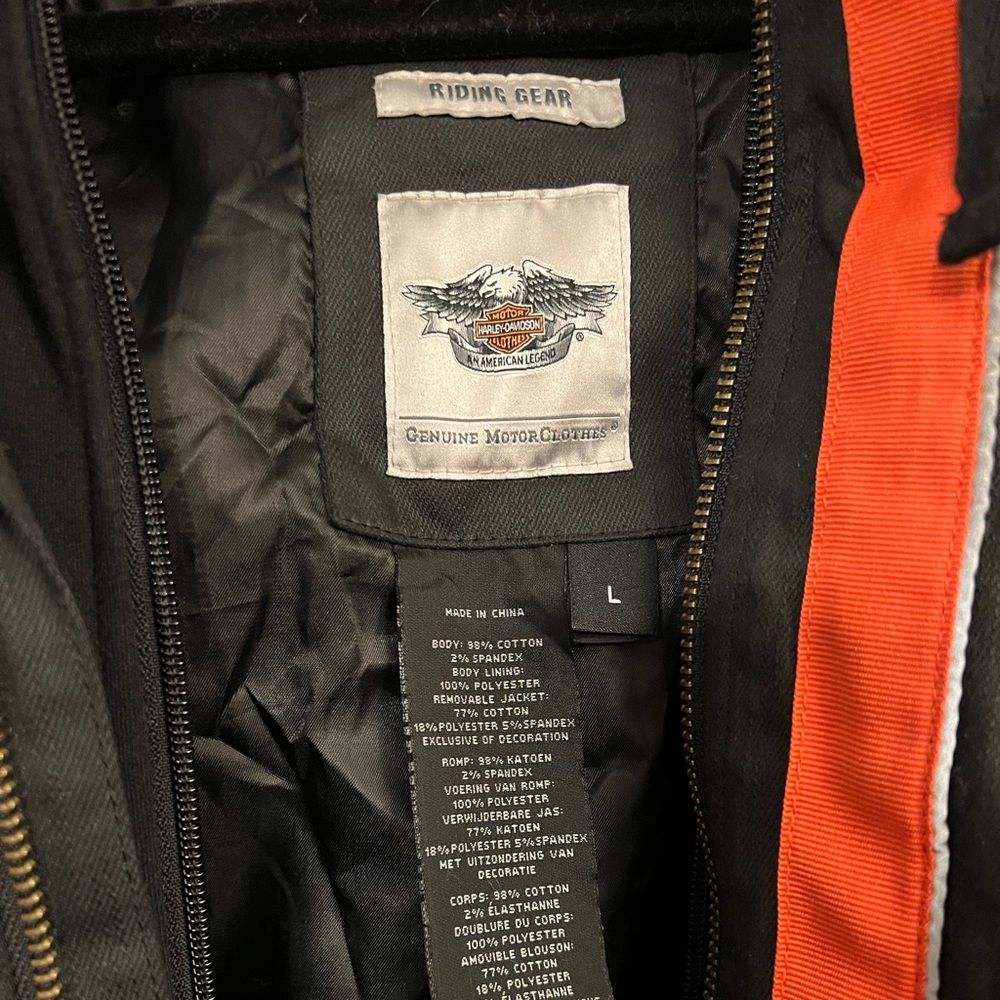 Harley Davidson functional riveting riding jacket L - Picture 4 of 4